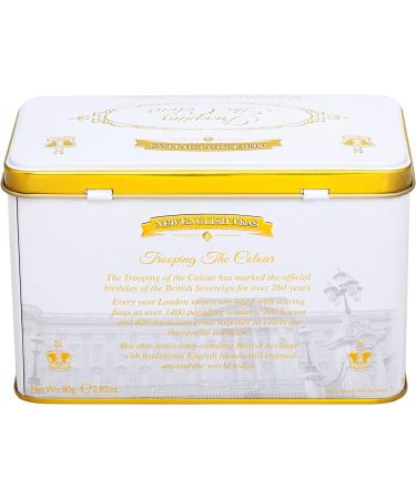 New English Teas Trooping The Colour Tea Tin with 40 English Breakfast Teabags Queen Elizabeth II - Buy Online on SooperMarket.com