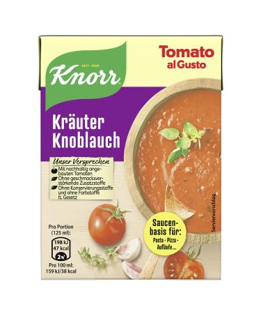Knorr Tomato al Gusto Herb Garlic Sauce 1-pack (1 x 370 g)