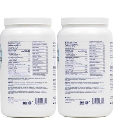LEANFIT WHEY PROTEIN Natural Vanilla - Pack of 2 (two) 100% Whey Protein Powder 25g Protein Per Serving Grass-Fed Gluten-Free BCAAs Amino Acid - 26 Servings 832g Tub - Buy Online on SooperMarket.com