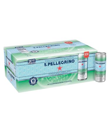 S.Pellegrino Sparkling Natural Mineral Water 11.15 Fl. Oz - Pack of 24 - Buy Online on SooperMarket.com
