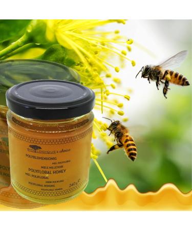 Premium Wildflower Honey - Creamy Spreadable A Fine And Refined Texture | Pure Natural And Tasty Polyfloral Honey For Adults And Kids 240 g - Buy Online on SooperMarket.com