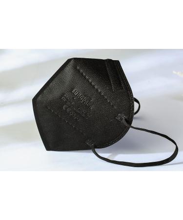 EUROPAPA 20x FFP2 Face Masks - Small Size 5-Ply Respiratory Masks Individually Packed EU Certified Black - Buy Online on SooperMarket.com