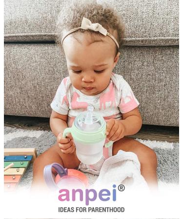 Anpei Soft Spout & Straw Nipple Set for Comotomo Baby Bottles - Pack of 2 with Storage Case - Buy Online on SooperMarket.com