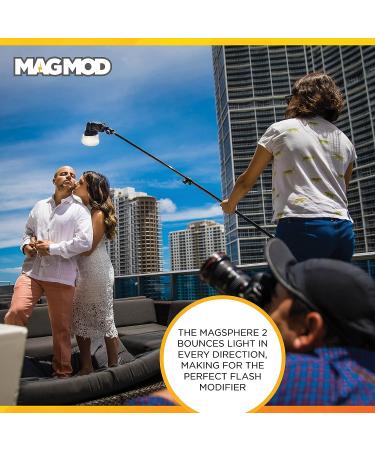 MagSphere 2 Flash Diffuser by MagMod | Magnetic Light Modifier | Enhanced Features | Lightweight Control - Buy Online on SooperMarket.com