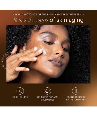 Makari Naturalle Carotonic Extreme Brightening Serum SPF15 (1.7 oz) - Brightening, Smoothing, & Healing for Oily, Acne-Prone Skin - Buy Online on SooperMarket.com