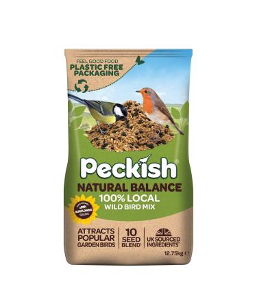 Peckish 60051209 Natural Balance Seed Mix for Wild Birds 12.75 kg Gold Single 1.28 kg (Pack of 1)