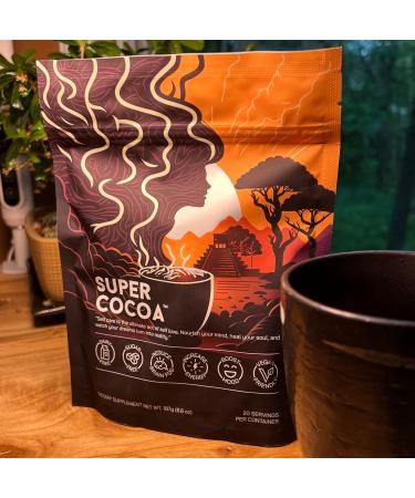 Super Cocoa Coffee Alternative | Nootropics Hot Chocolate Mix for Memory & Focus | Dairy Free Sugar Free Keto Vegan Superfood - Buy Online on SooperMarket.com