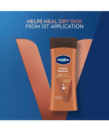 Vaseline Intensive Care Cocoa Radiant Body Lotion 400ml - 100% Cocoa Butter for Dry Skin - Buy Online on SooperMarket.com
