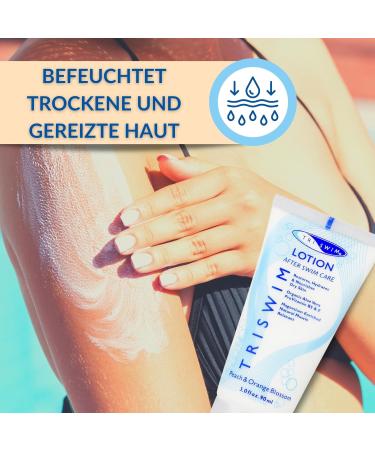 Triswim Anti-Chlorine Travel Set | Chlorine Removal Skin Care for Swimmers | Essential Anti-Chlorine Cosmetics (4x90ml) - Buy Online on SooperMarket.com