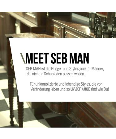 Seb Man The Smoother - Moisturizing Conditioner for Dry Hair with Guarana & Bergamot - 250ml | International Shipping - Buy Online on SooperMarket.com