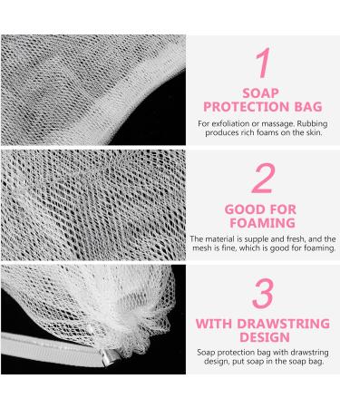 Buy NOLITOY 8pcs Exfoliating Soap Pouch - Dark Grey Facial Cleaning & Bath Scrubber | International Shipping - Buy Online on SooperMarket.com