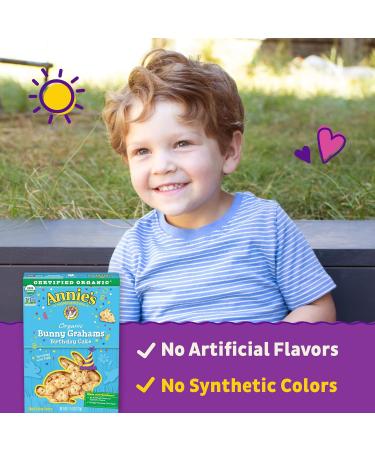 Annie's Organic Birthday Cake Bunny Graham Snacks 7.5 oz (12 Pack) - Buy Online on SooperMarket.com