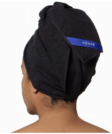 AQUIS Hair-Drying Towel - Water-Wicking & Ultra-Absorbent Microfiber - Buy Online on SooperMarket.com