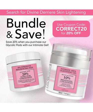Glycolic Acid 20% Resurfacing Pads with Vitamins B5, C & E - 50 Peel Pads for Smooth Skin, Reduce Wrinkles - Buy Online on SooperMarket.com