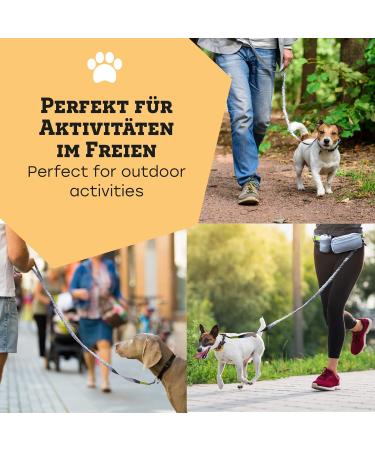 Vitazoo Jogging Line for Dogs | Elastic Running Leash with Adjustable Belt & Reflective Sections | Best Dog Jogging Leash with Belt Bag - Buy Online on SooperMarket.com