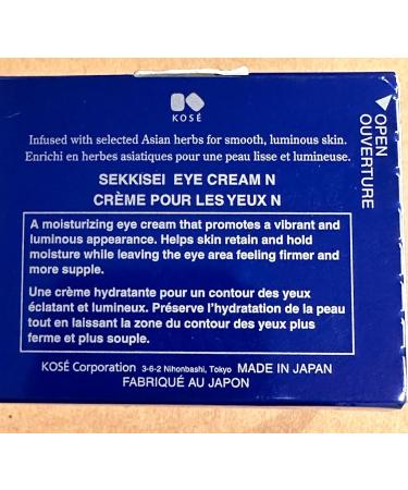 SEKKISEI Eye Cream - Ceramide & Collagen Boosting Moisturizer 0.07 oz - Hydrating Eye Care for All Skin Types - International Shipping Available - Buy Online on SooperMarket.com