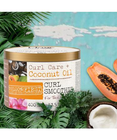 Maui Moisture Curl Care Hair Mask - Coconut Oil & Papaya Extract | Moisturizing Curl Smoothie for Curly Hair (400ml) - Buy Online on SooperMarket.com