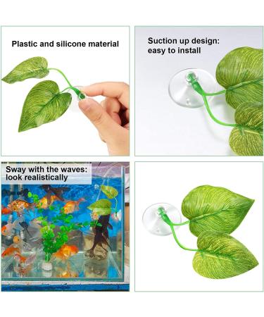 Aquarium Feeding Set: Fish Feeding Ring, Food Feeder, Spawning Bed, Betta Leaf Pad - 4 Pieces - Buy Online on SooperMarket.com
