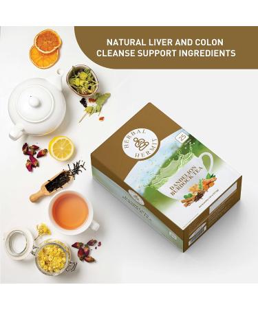 Dandelion Root Tea with Burdock & Ginger - Liver and Colon Cleanse (100 Tea Bags) - Buy Online on SooperMarket.com
