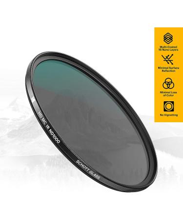 KODAK 52mm IR Neutral Density 1000 Filter | Schott Glass, Waterproof, 16-Layer Nano Coating | Prevent Overexposure, Reduce Infrared | Retro Case & Filter Guide | PhotoGear - Buy Online on SooperMarket.com