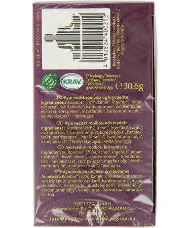 Yogi Tea | Rooibos - og | 3 x 17 bags - Buy Online on SooperMarket.com