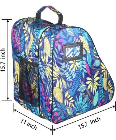 Large Capacity Roller Skate and Ice Skate Bag for Women, Men & Kids - Shoulder Strap, Top Handle, Side Pocket - Roller Skate Accessories for Inline and Quad Skates - Buy Online on SooperMarket.com