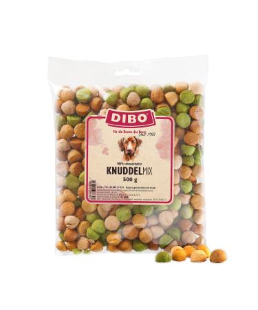 Dibo Knuddel-Mix 500g bag baked goods as a healthy natural nutrition for dogs from Dibo dog food barf B.A.R.F. treat dog biscuit huge mix 500 g (1 Pack)