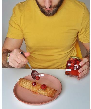 BeeHype Jammin Strawberries in Pure Acacia Honey with Vitamins Minerals and Antioxidants 6 x 220g Jammin Pack of 6 - Buy Online on SooperMarket.com