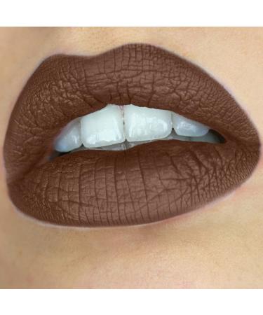 Mynena Brown Liquid Lipstick - Long-Lasting, Kissproof, Waterproof Matte Lip Stain | Cyndia - Buy Online on SooperMarket.com