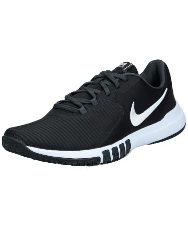 Nike Men's Flex Control Tr4 Cross Trainer 10 Black/White-dark Smoke Grey-smoke Grey