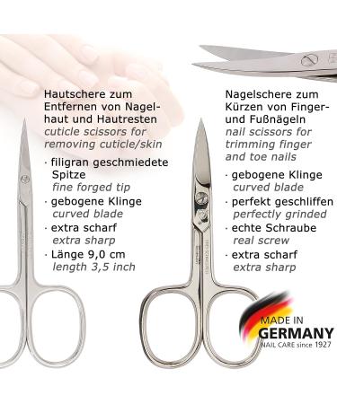 Three Swords Roma 8-Piece Manicure Set | High-Quality Nail Care in Camouflage Synthetic Leather Etui | Perfect Nail Scissors Clippers Tweezers & Glass Files - Buy Online on SooperMarket.com