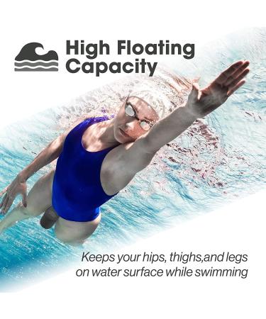 Pull Buoy Swim Training Leg Float for Adults & Youth - Improve Pool Strokes & Upper-Body Strength | EVA & BPA Free - Black - Buy Online on SooperMarket.com