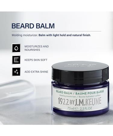 1922 by J.M. Keune Beard Balm Moisturizing & Conditioning Balm for Beard Care 2.5 Fl Oz - Buy Online on SooperMarket.com