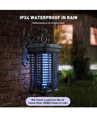 High Powered 4200V Bug Zapper for Indoor/Outdoor Use | IPX4 Waterproof Electric Mosquito Killer - 18W Lamp for Home, Backyard, Patio - Buy Online on SooperMarket.com