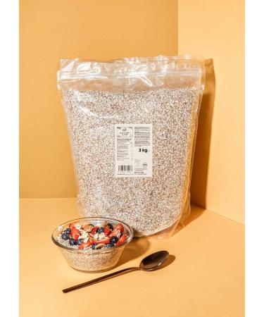 KoRo Organic Buckwheat Flakes 3kg - 100% Additive-Free Controlled Organic Quality - International Shipping Available - Buy Online on SooperMarket.com