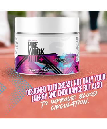 Shop Sante Pre Workout Plus Preworkout Energy Powder 150mg Caffeine Citrulline Beta Alanine Sports Drink Supplement for Men and Women 50 servings - Miami Vice Miami Vice - Fruit Punch - Buy Online on SooperMarket.com
