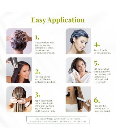 Bio Protein Botox Hair Treatment - Formaldehyde-Free Keratin Straightening & Anti-Frizz | 1kg Organic Hair Care - Buy Online on SooperMarket.com