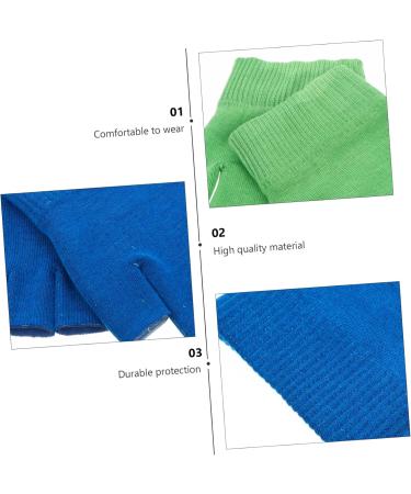 HAPINARY 2 Pairs Gel Gloves Hydrating Gloves Moisturizing Sleeping Gloves Skin Care Dry Skin Gloves Moisturizing Gloves Half Finger Moisturizing Hand Gloves Knitting Lotion Miss Daily Use 16X13X1CM - Buy Online on SooperMarket.com