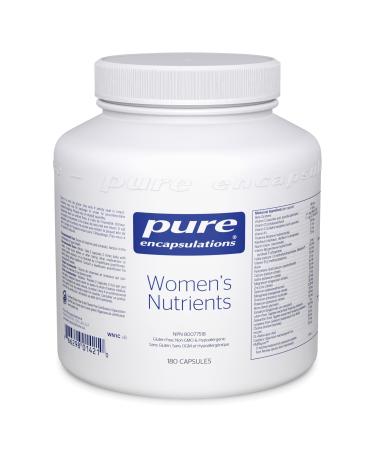 Pure Encapsulations Women's Nutrients - Multivitamin for Women Over 40 to Support Cell Health & Eye Integrity* - With Vitamin C Vitamin E & Vitamin A - 180 Capsules