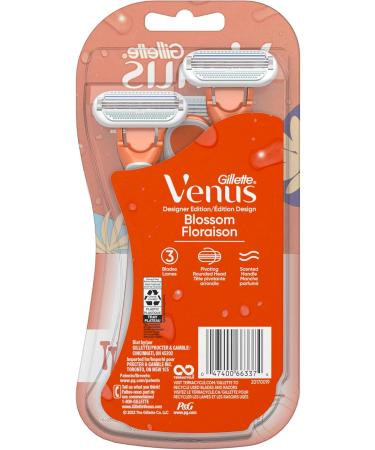 Gillette Venus Venus Blossom Women's Disposable Razor 3 Count 1 count (Pack of 3) - Buy Online on SooperMarket.com