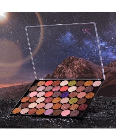 Allwon Large Magnetic Empty Eyeshadow Palette with 20 Metal Stickers - Transparent Plastic Makeup Palette for Eyeshadow, Lipstick, Blush & Powder - Buy Online on SooperMarket.com