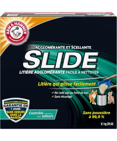ARM & HAMMER Cat Litter Clump & Seal Slide Non-Stop Odour Control Dust Free Clumping Clay Litter 9.1kg (Pack of 1) Non Stop Odour Control 9.1kg - Buy Online on SooperMarket.com