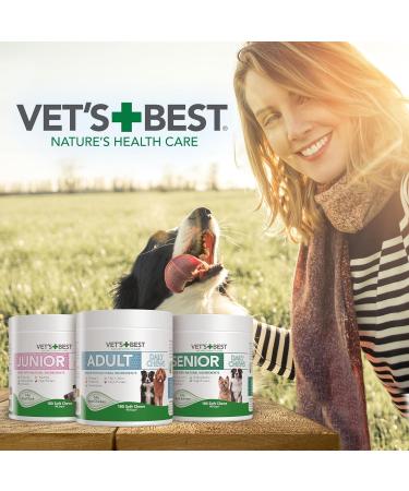 Vets Best Daily Soft Chews for Senior Dogs - 180 Count | Premium Health Supplements for Aging Pets - Buy Online on SooperMarket.com