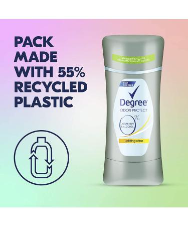 Degree 0% Aluminum Free Deodorant for Women - 48H Odor Protection, Uplifting Citrus, Pack of 4 (2.6 oz) - Buy Online on SooperMarket.com