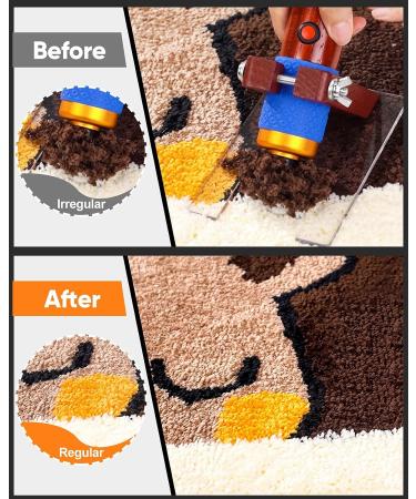 BESGEER Rug Tufting Gun & Carpet Trimmer Kit - 2-in-1 Cut & Loop Pile Machine Starter Kit for Beginners - Buy Online on SooperMarket.com