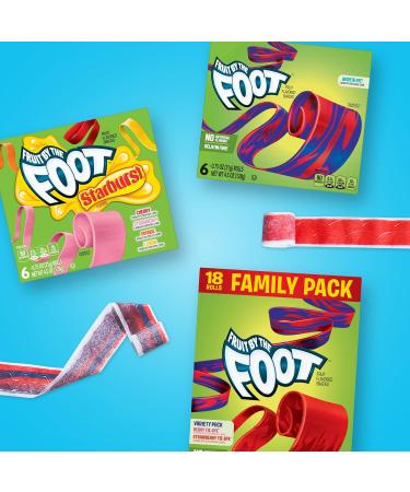 Berry Tie-Dye Fruit by the Foot Snacks 4.5 oz 6 ct - Pack of 8 - Buy Online on SooperMarket.com