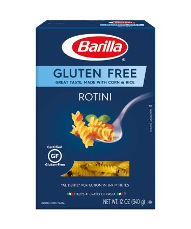 Barilla Gluten Free Rotini Pasta, 12 Ounce -- 8 per case.