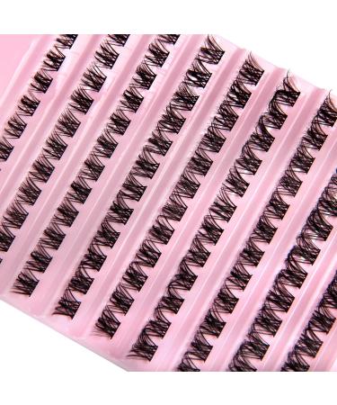 120Pcs DIY Natural Look Wispy Cluster Lash Extensions - 8-16MM D Curl Individual Lashes for Home Use - Reusable Individuals (Pretty) - Buy Online on SooperMarket.com