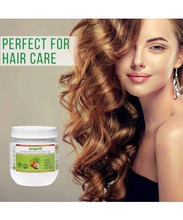Organic Coconut Oil 500ml for Cooking Baking Hair Skin Body Face - Extra Virgin Natural Pure Cold-Pressed Unrefined - Vegan Keto Paleo Gluten Free - Buy Online on SooperMarket.com