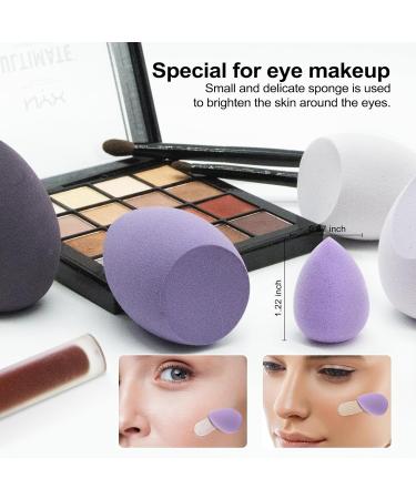 7-PC Multi-Colored Makeup Sponge Set | Beauty Blenders & Mini Sponges for Flawless Liquid Foundation & Powder Application - Buy Online on SooperMarket.com
